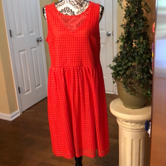 Apt. 9 Dresses & Skirts - Gorgeous Apt 9 Orange Dress. Lined. 0X. Ex con